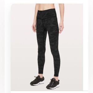 Lululemon Wunder Under High-Rise Tight *28" Incognito Camo Multi Grey Size 10